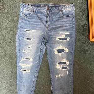 Hi Rise Jegging Crop American Eagle Jeans